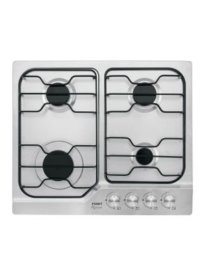 45508 - Parrilla gas empotrable 60cm, 4 quem, inox, esmalte, Foset