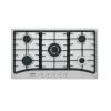 48407 - Parrilla gas empotrable 90cm, 5 quem, acero inox, Riviera
