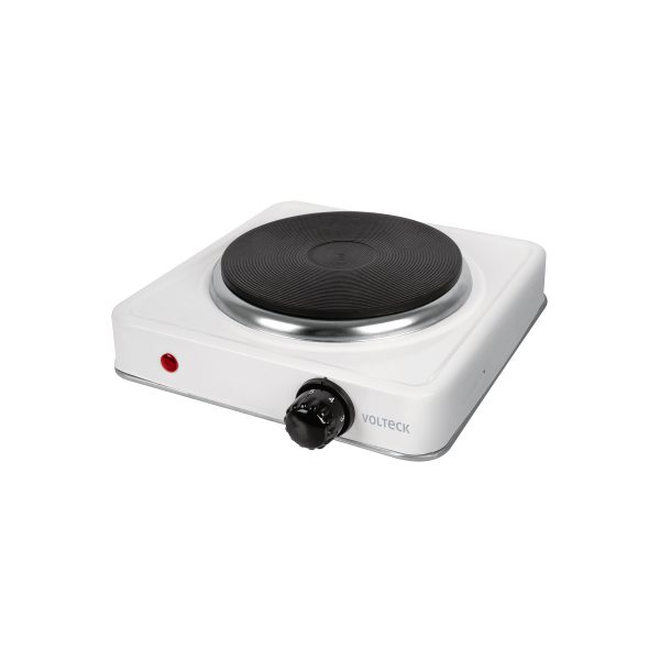 49989 - Parrilla eléctrica 1 quemador de disco, blanca, VOLTECK