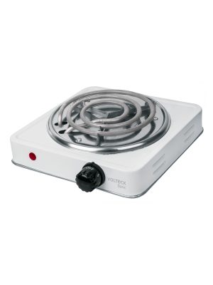 23031 - Parrilla eléctrica 1 quemador en espiral, blanca, BASIC