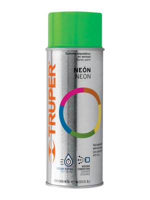 PAF-VE-2.jpg 102850 - Pintura en aerosol, verde neón, bote tradicional, 400 ml