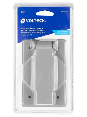 PAFIN-SESE1.jpg 46434 - Placa tipo FS con cubierta, sencilla, sobreponer, Volteck