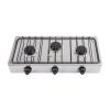 47920 - Parrilla de gas de sobreponer 3 quemadores, inox, Foset