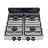 48235 - Parrilla de gas de sobreponer 4 quemadores, inox, Foset
