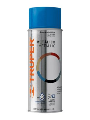 102844 - Pintura en aerosol, azul metálico, bote tradicional, 400 ml