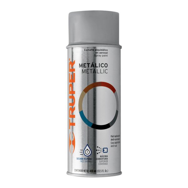 PAM-PL-2.jpg 102843 - Pintura en aerosol, plata metálico, bote tradicional, 400 ml
