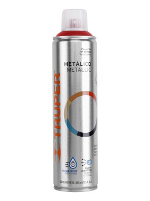 PAM-RO.jpg 12779 - Pintura en aerosol, rojo metálico, bote esbelto, 400 ml