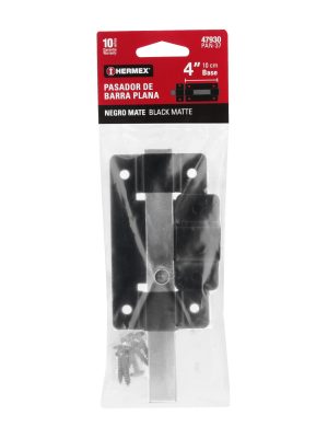 PAN-37E1.jpg 47930 - Pasador de barra plana 4', negro, HERMEX