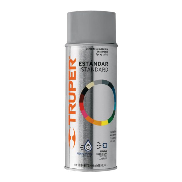 102838 - Pintura en aerosol, gris primario, bote tradicional, 400 ml
