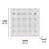 59988 - Panel perfocel 60 x 60 cm TRUPER
