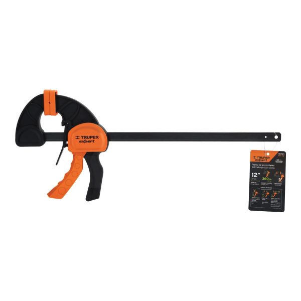 100143 - Prensa de ajuste rápido 12' uso rudo, cuerpo nylon, Expert