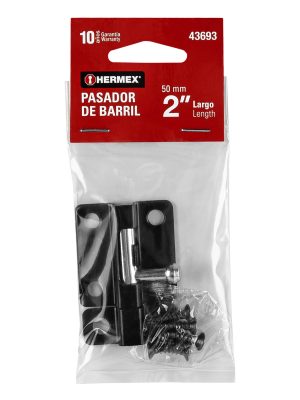 PAS-26E1.jpg 43693 - Pasador de barril 2' de acero acabado negro, HERMEX