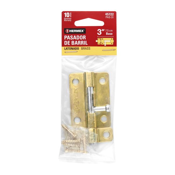 PAS-31E1.jpg 45722 - Pasador de barril de acero latón 3', HERMEX