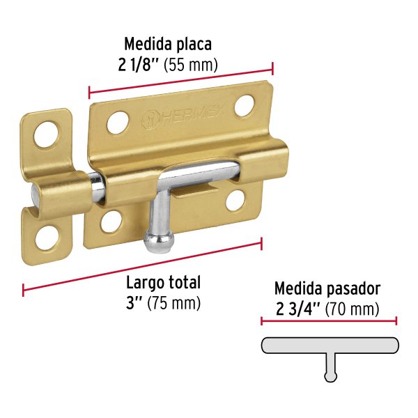 PAS-31FC2.jpg 45722 - Pasador de barril de acero latón 3', HERMEX