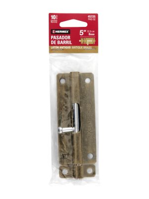 PAS-52E1.jpg 45725 - Pasador de barril de acero latón antiguo 5', HERMEX