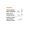 15083 - Patín traspaleta 3 ton con ruedas de nylon, Truper
