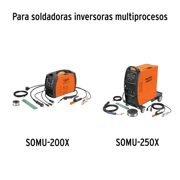 14117 - Juego de 3 portaboquillas para SOMU-200X y SOMU-250X, TRUPER