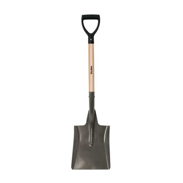 22511 - Pala cuadrada, puño 'Y', mango 28', Pretul