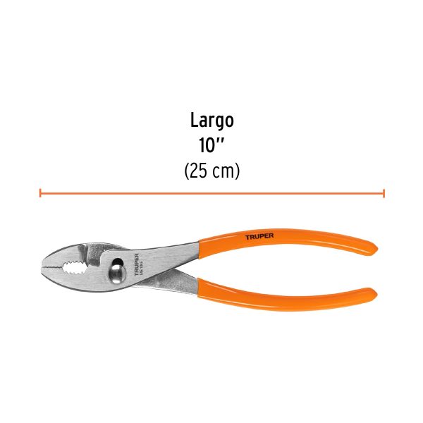 17302 - Pinza de chofer 10' mango de PVC, Truper