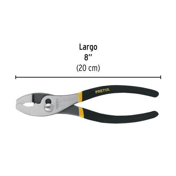 22654 - Pinza de chofer 8' mango de PVC, Pretul