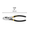 22709 - Pinza de chofer 8' mango de vinil, a granel, Pretul