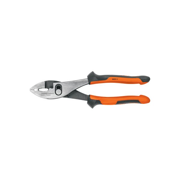13065 - Pinzas de chofer 8' mango Comfort Grip, Truper Expert
