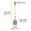 17167 - Pala cuadrada Tru Pro, mango largo de fibra de vidrio 48'