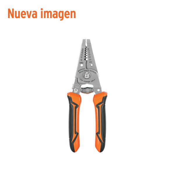 PE-CA-6.jpg 17356 - Pinza 6' pela cables, 26 a 16 AWG, TRUPER