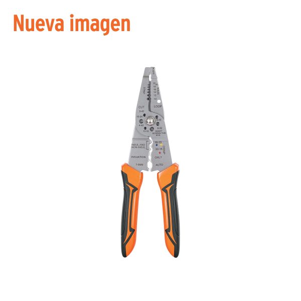 17357 - Pinza 8' pela cables, 24 a 12 AWG, TRUPER