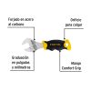 28218 - Llave ajustable (perico corto) 5' cromada con grip, Pretul