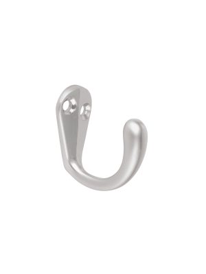 48352 - Gancho sencillo tipo perchero, cromo mate, HERMEX