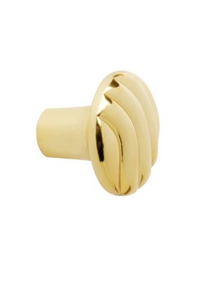 45835 - Perilla metálica estilo 'Toledo', latón brillante, HERMEX