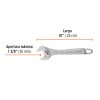 15507 - Llave ajustable (perico) 10' profesional cromada, Expert
