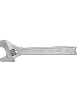 PET-12P.jpg 21817 - Llave ajustable (perico) 12' cromada, Pretul