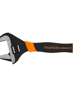 PET-12XA.jpg 101036 - Llave ajustable (perico) 12' boca ancha Comfort Grip, Expert