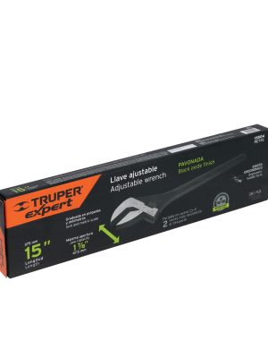 15504 - Llave ajustable (perico) 15' profesional pavonada, Expert