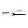 15504 - Llave ajustable (perico) 15' profesional pavonada, Expert