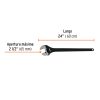 15499 - Llave ajustable (perico) 24' profesional pavonada, Expert
