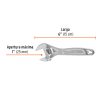 15505 - Llave ajustable (perico) 6' profesional cromada, Expert