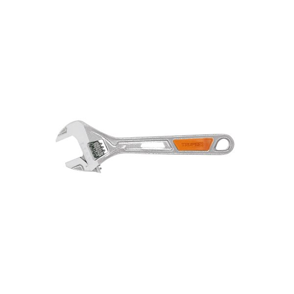 15509 - Llave ajustable (perico) 6' cromada mango de PVC, Truper