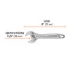 15506 - Llave ajustable (perico) 8' profesional cromada, Expert