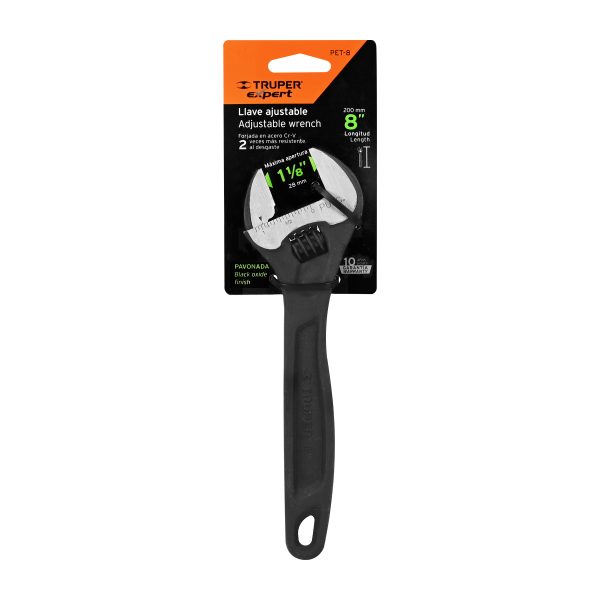 15501 - Llave ajustable (perico) 8' profesional pavonada, Expert