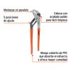 17352 - Pinza de extensión 12' mango de PVC, Truper