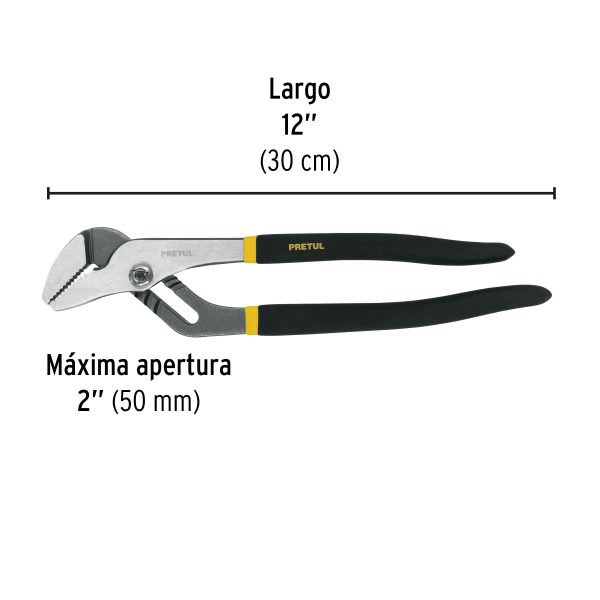 28163 - Pinza de extensión 12' mango de PVC, Pretul