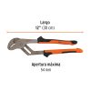 102394 - Pinzas de extensión 12' mango Comfort Grip, Truper Expert