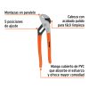 17350 - Pinza de extensión 8' mango de PVC, Truper