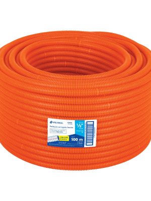 45016 - Metro de poliducto 1/2' corrugado flex. c/guía, rollo 100 m