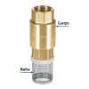 49061 - Pichancha tipo check de latón inoxidable 1/2', Foset