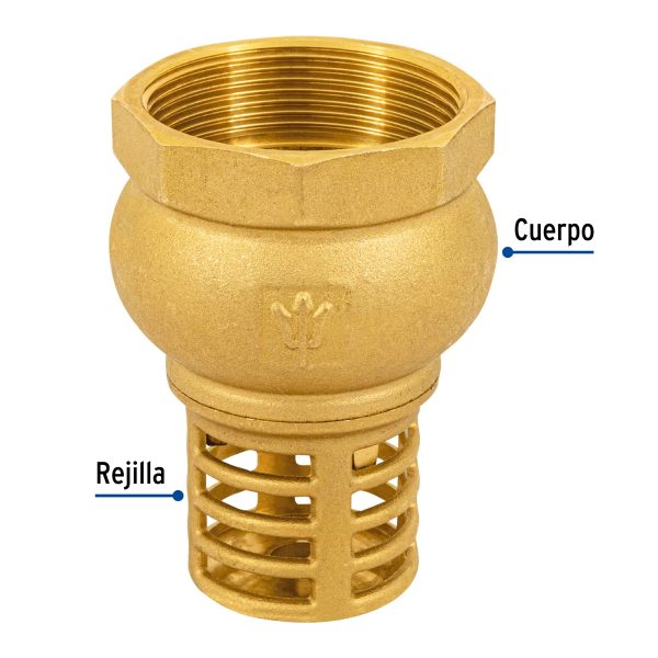 49049 - Pichancha con rejilla de latón 2', Foset