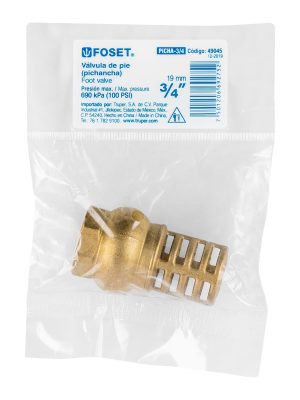 49045 - Pichancha con rejilla de latón 3/4', Foset